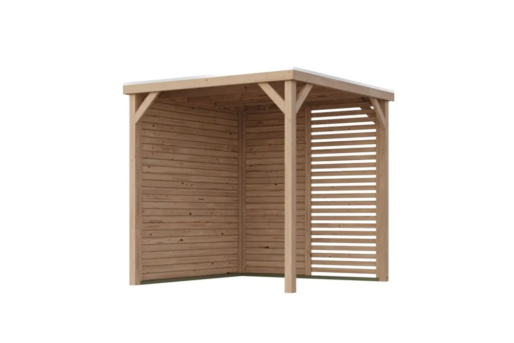 Karibu Grillunterstand Rocky Pavillon Set ^ Karibu Holztechnik New