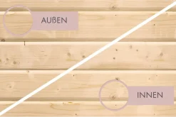 Innensauna Esma inkl. Saunaofen 9kW integr. Steuerung ^ Karibu Best