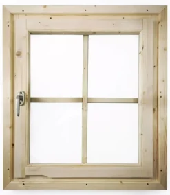 Karibu Kippfenster für Holzhäuser geeignet für 28 mm Wandstärke Echtglas ^ Karibu Holztechnik Online