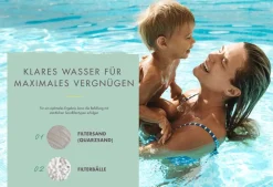 Poolfilteranlage 4 m3 bestehend aus Sandfilter, Pumpe ^ Karibu New