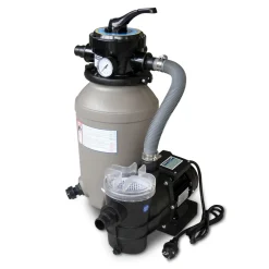 Poolfilteranlage 4 m3 bestehend aus Sandfilter, Pumpe ^ Karibu New