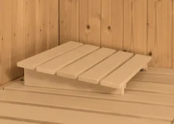 Sauna "Angel" SET naturbelassen mit 9kW Ofen ^ Karibu Outlet