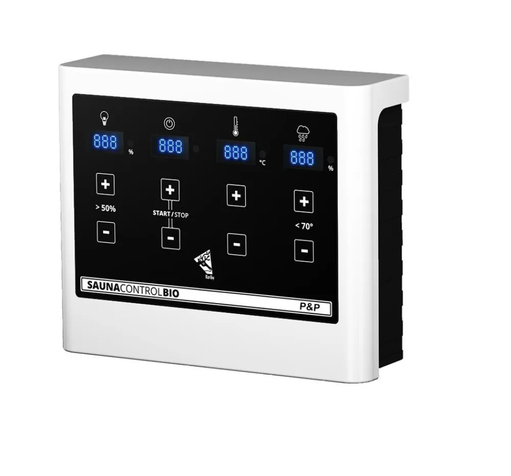 Sauna "View 1" SET naturbelassen 3,6kW Ofen Bio ^ Karibu Outlet