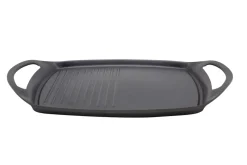 Karl Krüger Karlkrüger Aluguss Grillplatte Delta, 47x29 cm