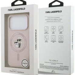 Apple iPhone 17 Pro Silic. Karl&Choupette Ring MagSafe ^ Karl Lagerfeld Sale