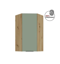 Küche ARIA Eckhängeschrank 60 cm, Höhe 90 Aquamarin Küchenzeile Anti Fingerprint ^ Küchen-Preisbombe Sale