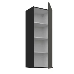 Küche ARIA Hängeschrank 40 cm Höhe 90 cm Graphite Küchenzeile Anti Fingerprint ^ Küchen-Preisbombe