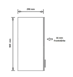 Küche ARIA Hängeschrank 45 cm Höhe 90 cm Sandgrau Küchenzeile Anti Fingerprint ^ Küchen-Preisbombe Online