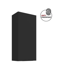 Küche ARIA Hängeschrank 50 cm Höhe 90 cm Schwarz Küchenzeile Anti Fingerprint ^ Küchen-Preisbombe Discount
