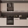 Küche ARONA BASIC 280 Küchenzeile Küchenblock Einbauküche Kaschmir beige Schwarz ^ Küchen-Preisbombe Best