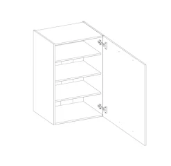 Küchen Hängeschrank 60 cm SIENA Schwarz Küche Küchenzeile Küchenblock 90 cm hoch ^ Küchen-Preisbombe New