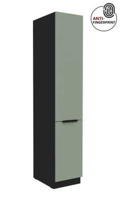 Küchen Hochschrank 40 cm Küche ARIA Aquamarin matt Anti Fingerprint Küchenzeile ^ Küchen-Preisbombe New