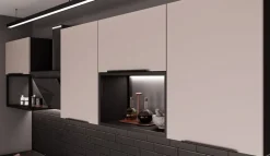 Küchen-Preisbombe Küche SIENA + ARONA LOFT 280 + 180 Küchenzeile Küchenblock Einbauküche Kaschmir Discount