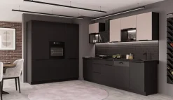 Küchen-Preisbombe Küche SIENA + ARONA LOFT 280 + 180 Küchenzeile Küchenblock Einbauküche Kaschmir Discount