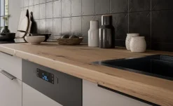 Küchen-Preisbombe Küche SOLANO LOFT 280 + 180 Küchenzeile Küchenblock Einbauküche Kaschmir Eiche Clearance