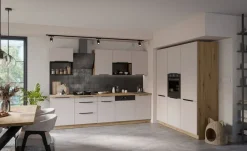 Küchen-Preisbombe Küche SOLANO LOFT 280 + 180 Küchenzeile Küchenblock Einbauküche Kaschmir Eiche Clearance