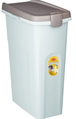Kerbl Futtercontainer (Trockenfutterbeh?lter, 40 lt, braun/wei¤) 80832 New