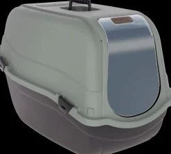 Katzentoilete Emma Eco XL ( mit Filter, 65x44x46, schwarz/grüngrau) 80979 ^ Kerbl New
