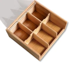 Kesper Tee-Box, mit Sichtklappe, Bambus, FSC