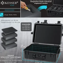 ®  Fotokoffer | Kaerakoffer | Transportkoffer | Schutzkoffer Kaera | Schaustoff ^ KESSER Discount