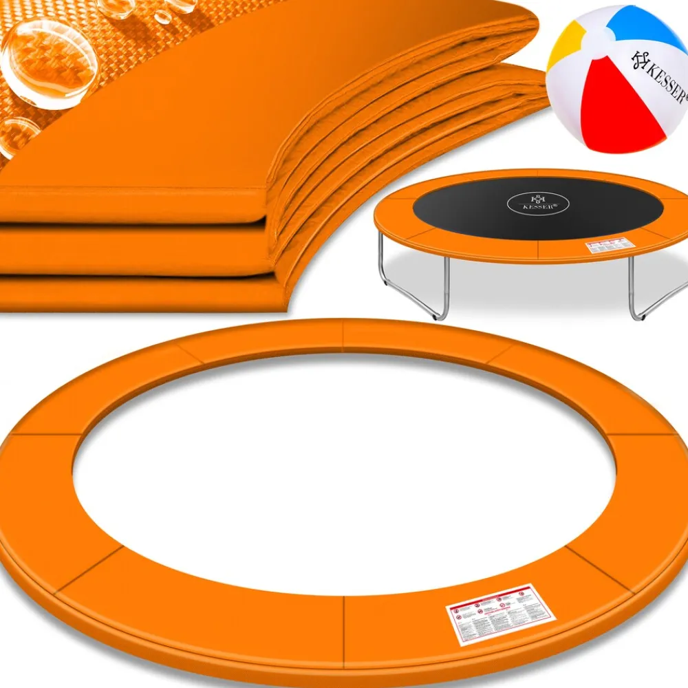 KESSER ® - Trampolin Randabdeckung Ø 244 , 305 , 366 , , 30cm breit 100% UV-beständig reißfest Federabdeckung , Grün , Blau Sale