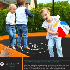 KESSER ® - Trampolin Randabdeckung Ø 244 , 305 , 366 , , 30cm breit 100% UV-beständig reißfest Federabdeckung , Grün , Blau Sale