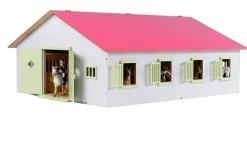 Kids Globe KidsGlobe Pferdestall Bauernhof, mit 7 Pferdeboxen, Holz, Reiterhof mit Faltdach Online