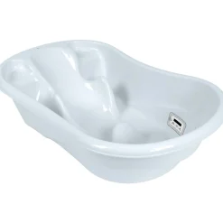 Kikka Boo Kikkaboo Babybadewanne Hippo anatomisch geformt, 94 cm, integrierter Thermometer blau rosa Outlet
