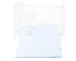 Babybettwäsche Set Dream Big 5-teilig Decke 135 x 95cm Kissen 45 x 35cm blau ^ Kikkaboo Discount
