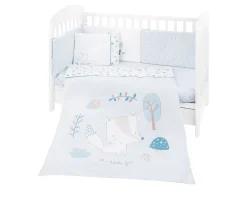 Babybettwäsche 6-teilig. Decke 135 x 95 cm Laken 140 x 70 cm Nestchen ^ Kikkaboo Best
