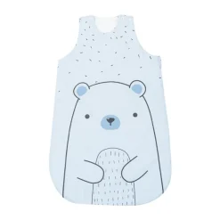 Babyschlafsack Bär 0-6 Monate Länge 70 cm, 3.3 TOG, Reißverschluss blau ^ Kikkaboo New