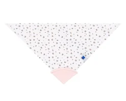 Kikkaboo Bandana Babylatz Savanna Beißring, Selbstverschluss, 100 % Baumwolle rosa Clearance