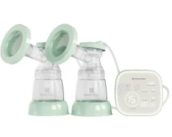 Kikka Boo Kikkaboo Doppelmilchpumpe Libra 180ml Flasche LED-Touchscreen-Display Nachtlicht grün Discount
