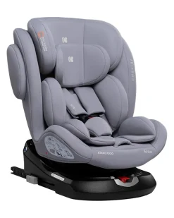 Kikkaboo Kindersitz i-Felix i-Size (40-150cm) Isofix Top Tether 360 Grad Drehung hellgrau ^ Kikka Boo Outlet