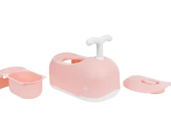 Kikka Boo Kikkaboo Töpfchen Wal, Behälter abnehmbar, Deckel, rutschfeste Basis, Spielgriff rosa Outlet