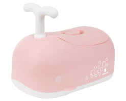 Kikka Boo Kikkaboo Töpfchen Wal, Behälter abnehmbar, Deckel, rutschfeste Basis, Spielgriff rosa Outlet