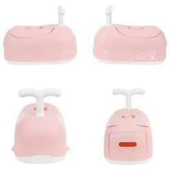 Kikka Boo Kikkaboo Töpfchen Wal, Behälter abnehmbar, Deckel, rutschfeste Basis, Spielgriff rosa Outlet