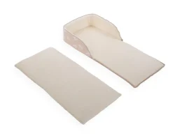 tragbares Babybett 2 in 1 Rucksack Matratze verstellbare Gurte faltbar hellbraun ^ Kikkaboo Best