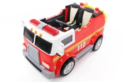 Kinder-Elektro-Feuerwehrauto LL911, 2-Sitzer, Sirene, Spritze, EVA-Reifen, 90 Watt, Fernbedienung ^ Actionbikes Motors Discount