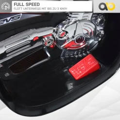 Kindermotorrad C051, Kinder-Elektro-Motorrad mit 12-Watt-Motor, LED-Scheinwerfer, 2-Gang-Getriebe ^ Actionbikes Motors Online