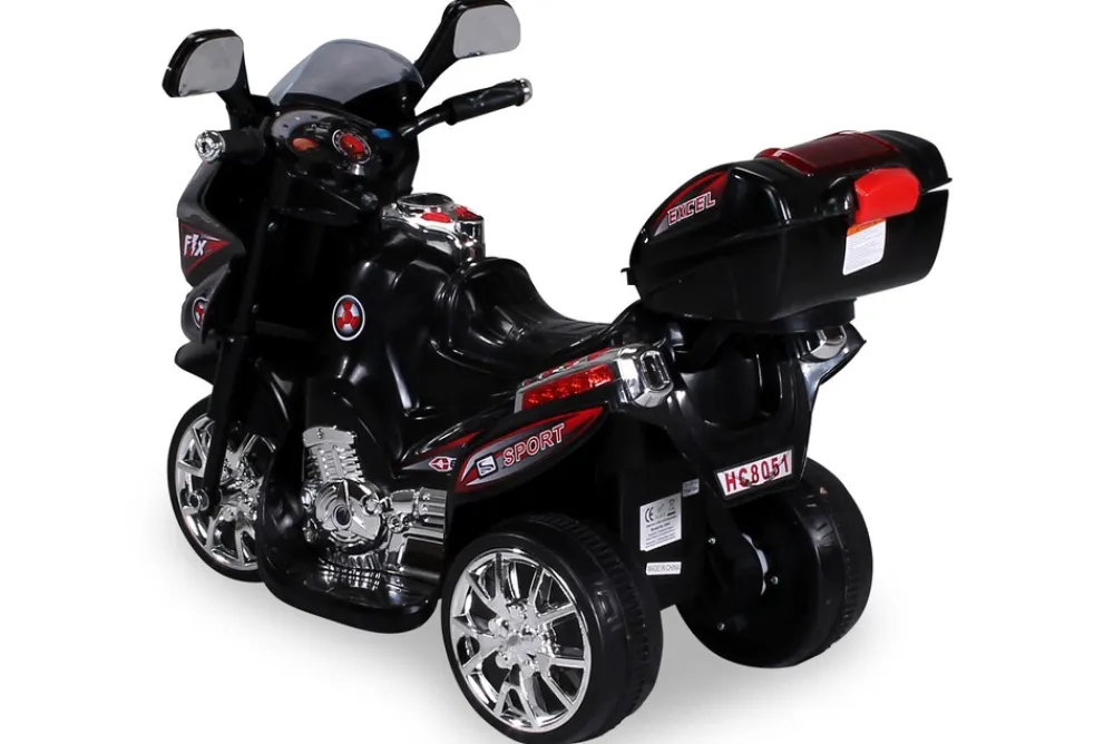 Kindermotorrad C051, Kinder-Elektro-Motorrad mit 12-Watt-Motor, LED-Scheinwerfer, 2-Gang-Getriebe ^ Actionbikes Motors Online