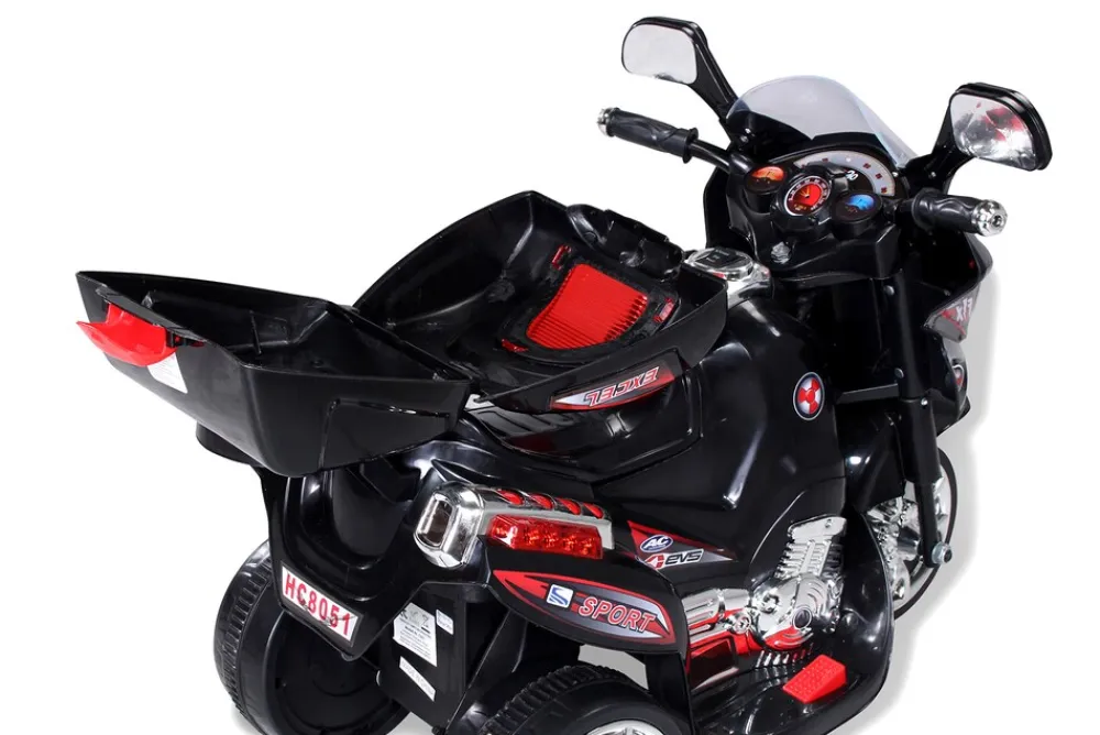 Kindermotorrad C051, Kinder-Elektro-Motorrad mit 12-Watt-Motor, LED-Scheinwerfer, 2-Gang-Getriebe ^ Actionbikes Motors Online
