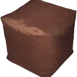 Hocker eckig, Outdoorfähig, Dunkelbraun ^ Kinzler Discount
