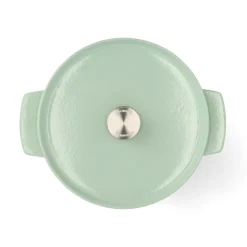 KitchenAid CC007434-001 Bräter mit Deckel - Rund - 5.2L 26cm Hellgrün Best