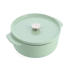 KitchenAid CC007434-001 Bräter mit Deckel - Rund - 5.2L 26cm Hellgrün Best