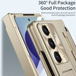 Klapphülle + Display Folie Samsung Galaxy Z Fold8 Ultra 5G Gold ^ Wigento Hot