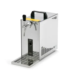 Komplett Set - Zapfanlage, Bierzapfanlage, Bierkoffer, Durchlaufkühler PYGMY 25 LE, 1-leitig Trockenkühler, 30 Liter/h, Green Line, Korb ^ ich-zapfe Best