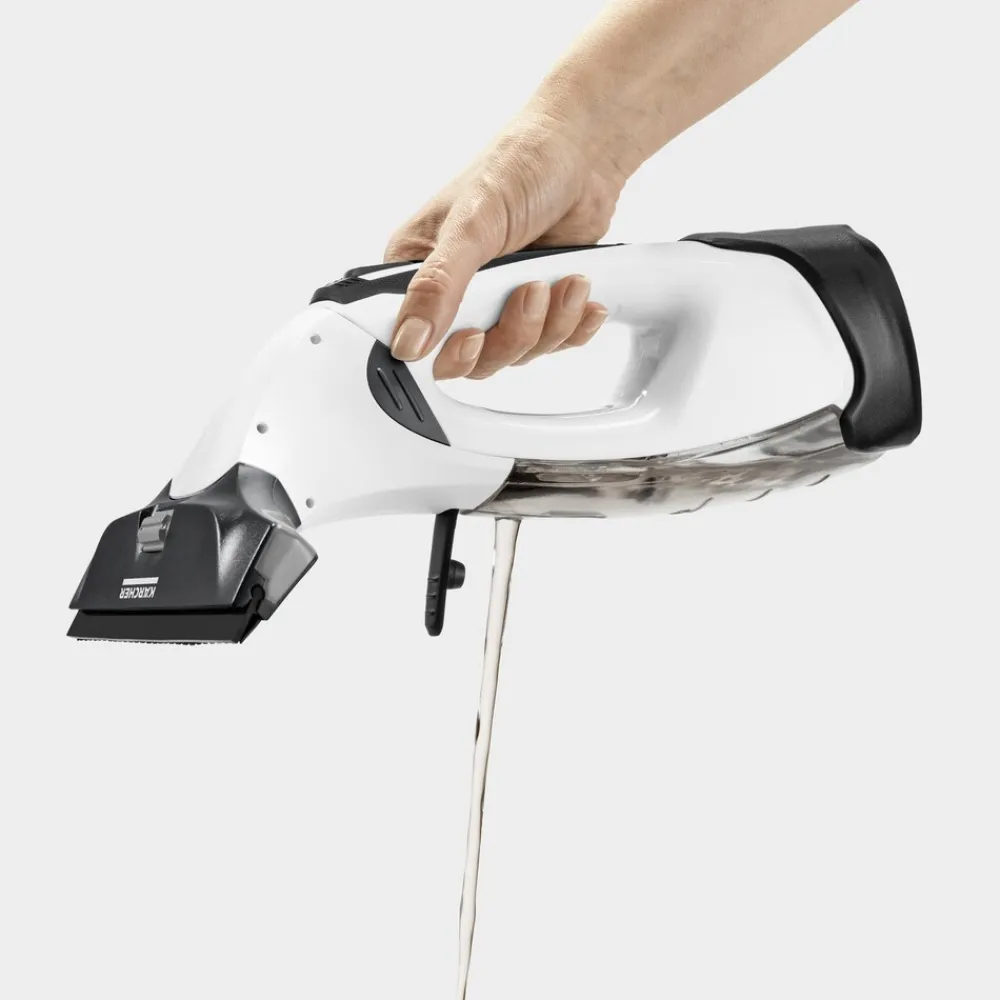 Kärcher KÄRCHER WV 5 Plus Fenstersauger 28 cm Arbeitsbreite, 35 min. Akkulaufzeit, 100 ml Kapazität, Soft-Grip