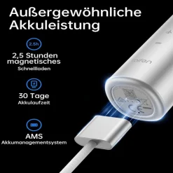Wave Alu Elektrische Zahnbürste Silber ^ Laifen Hot