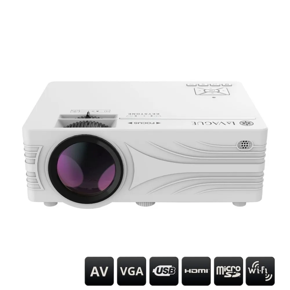 LA VAGUE LED-Projektor inkl. LV-STA100FP LV-HD240 Wi-Fi BUNDLE weiß Best